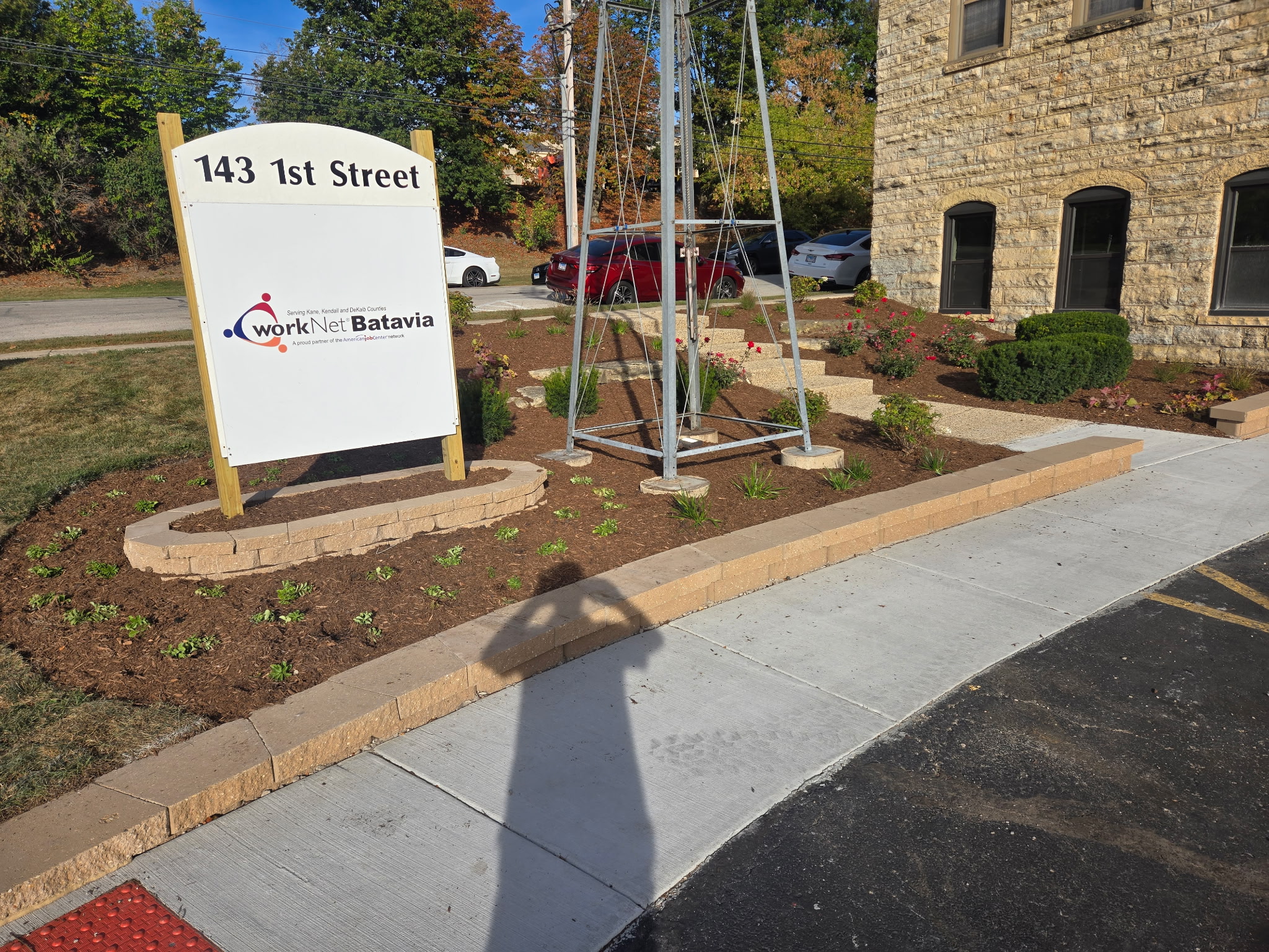 Commercial landscaping restoration after — B&L Landscape