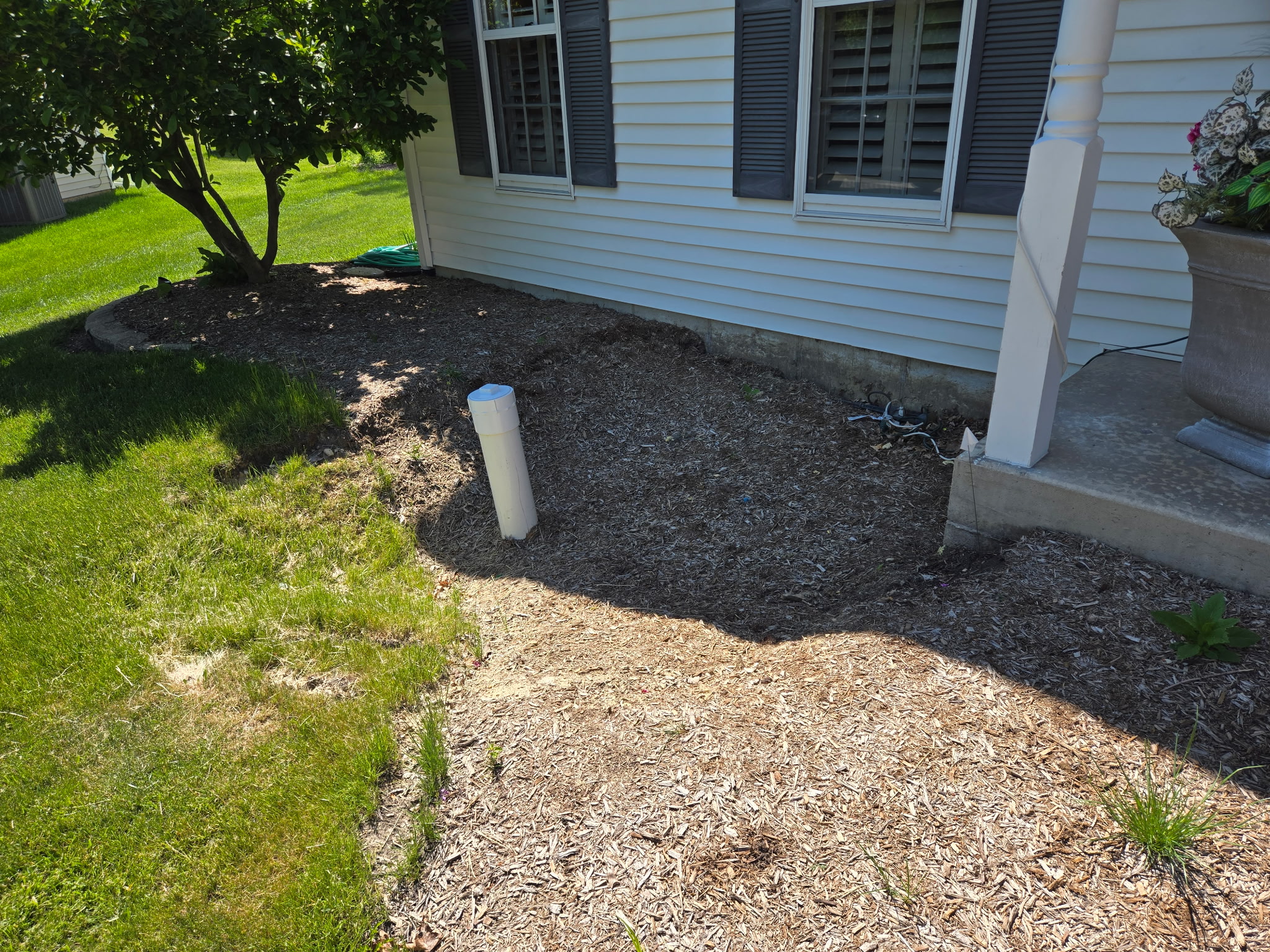 Landscape restoration before, Geneva, IL — B&L Landscape
